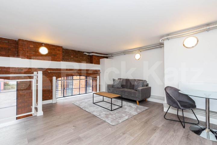 Spacious one bedroom mezzanine property set in a warehouse conversion Dove Road, Canonbury / Islington